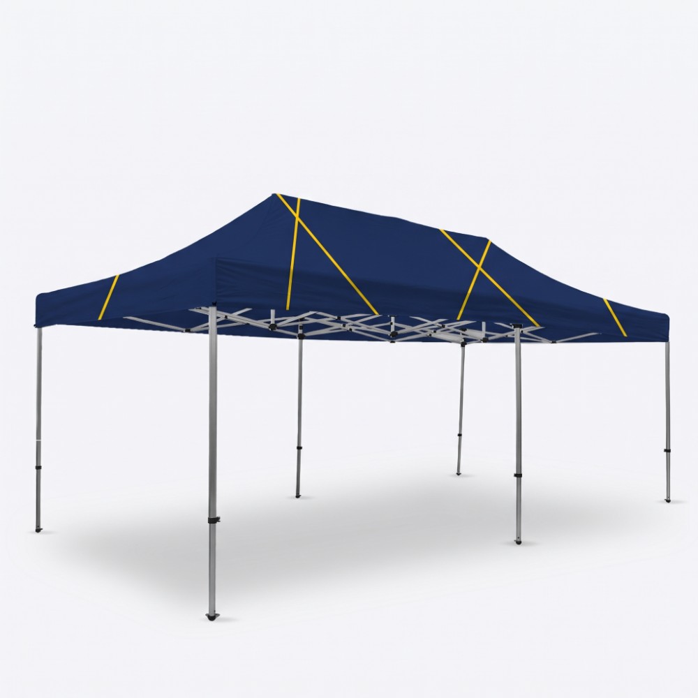 Falt-Pavillon L mit bedrucktem Dach
