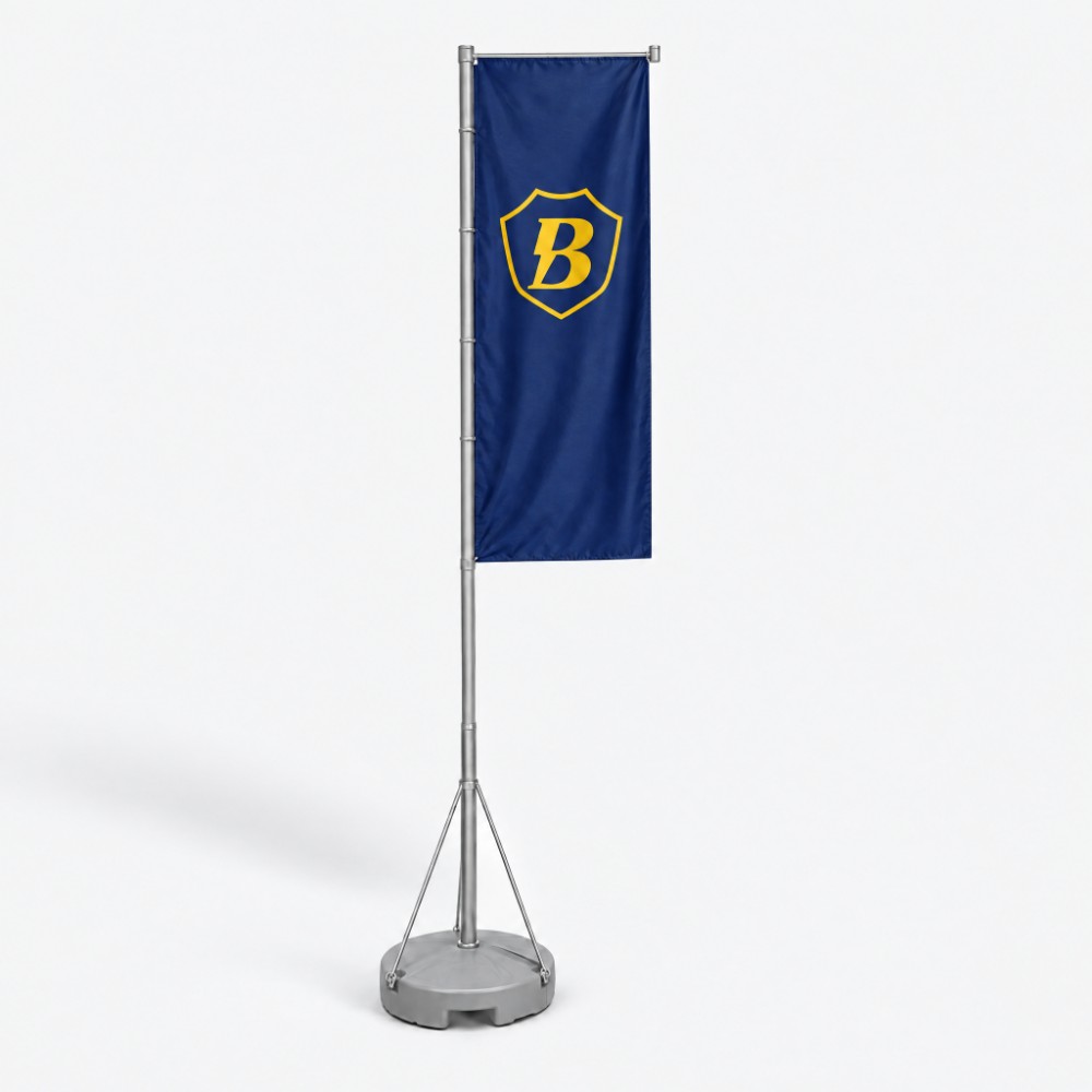 Hissflagge im Wunschformat mit Ausleger